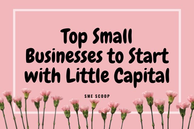Top Small Businesses to Start with Little Capital