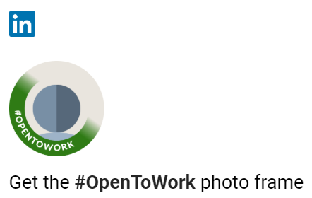 Show You’re Open to Work